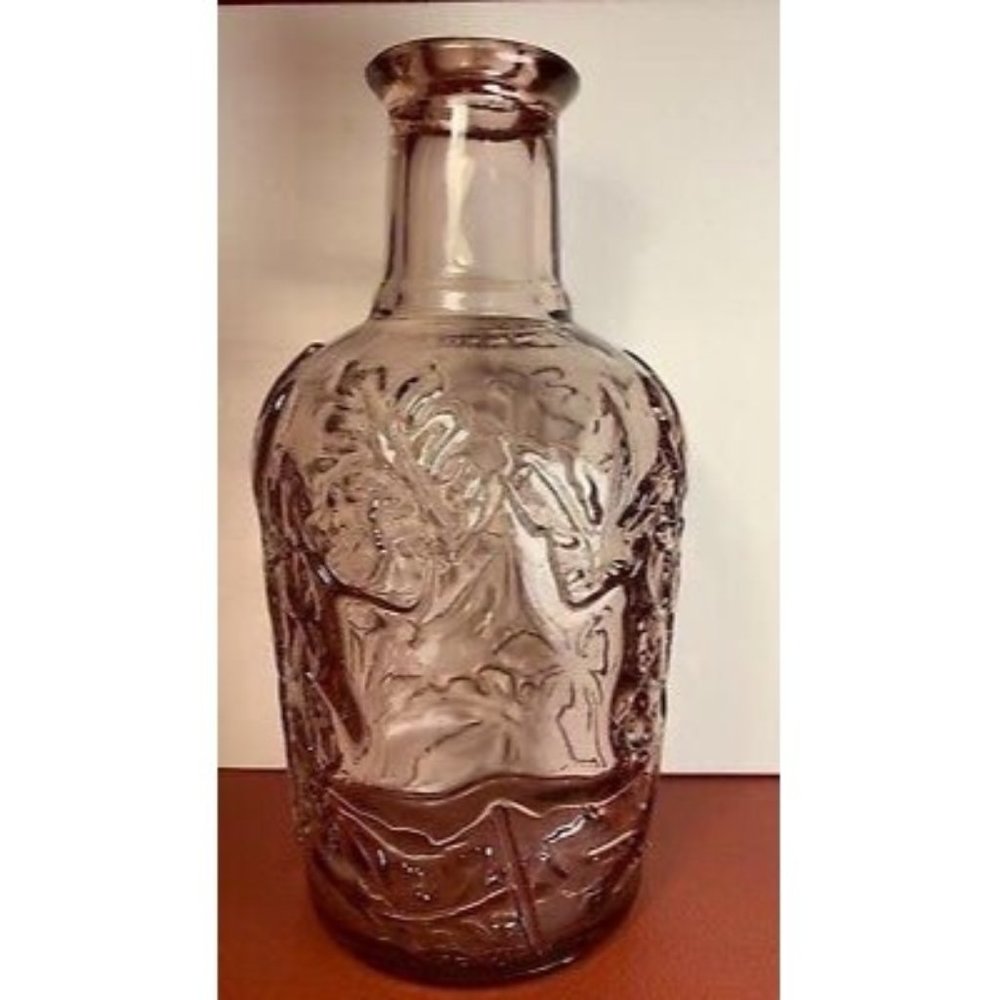 Canada pink vase decanter without the cork